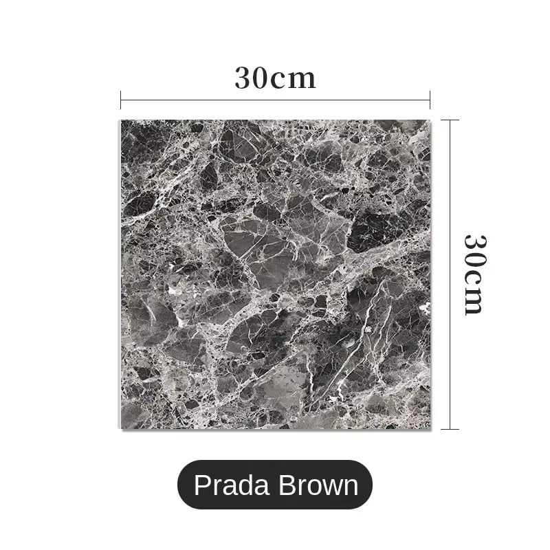 PVC Imitation Marble Wall Stickers Self-Adhesive Floor Stickers Waterproof Bathroom Living Room Decoration Decals 30*30Cm