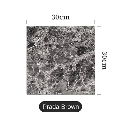 PVC Imitation Marble Wall Stickers Self-Adhesive Floor Stickers Waterproof Bathroom Living Room Decoration Decals 30*30Cm