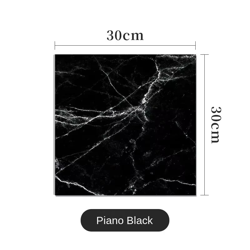 PVC Imitation Marble Wall Stickers Self-Adhesive Floor Stickers Waterproof Bathroom Living Room Decoration Decals 30*30Cm