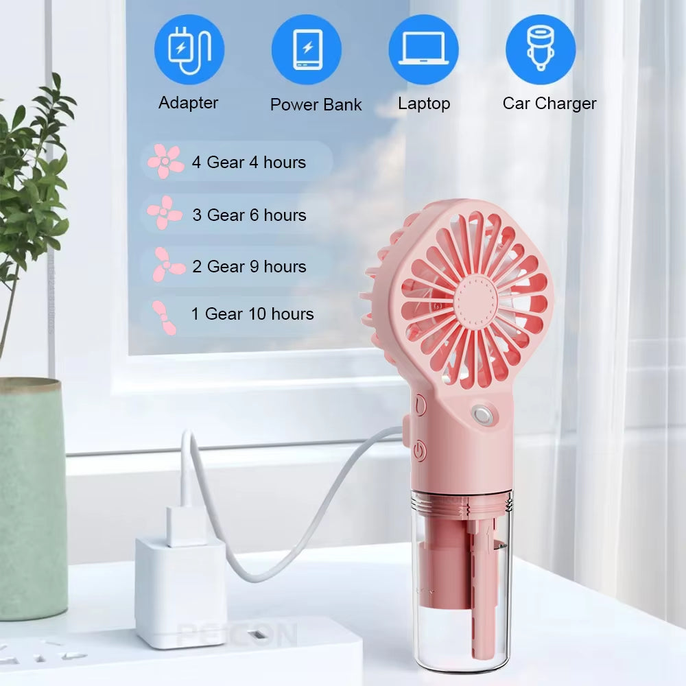 Rechargeable Portable Humidifier Fan