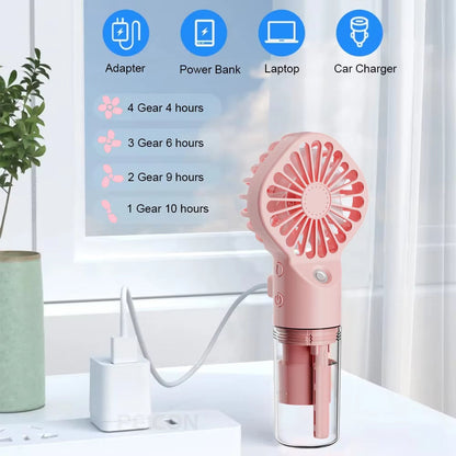 Rechargeable Portable Humidifier Fan