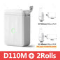 D110 Smart Portable Label Printer Mini Pocket Thermal Sticker Maker Self-Adhesive Label Papers for Office Home USE
