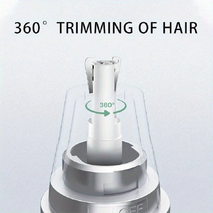 Men'S 4-In-1 Electric Grooming Kit, Rechargeable, for Trimming Hair, Beard, Nose Hair, and Ear Hair. Precise Cleaning with Gentl
