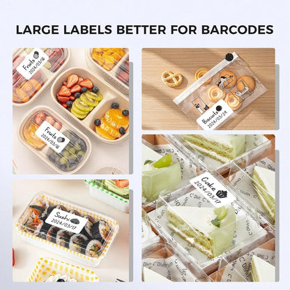 Thermal Papers White Thermal Self-Adhesive Stickers Compatible for P50/S2 Portable Thermal Printer to Gift/Marking/Tape