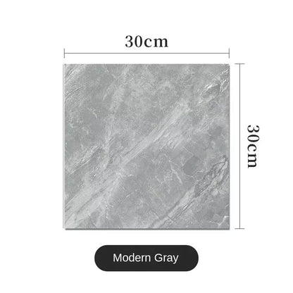 PVC Imitation Marble Wall Stickers Self-Adhesive Floor Stickers Waterproof Bathroom Living Room Decoration Decals 30*30Cm