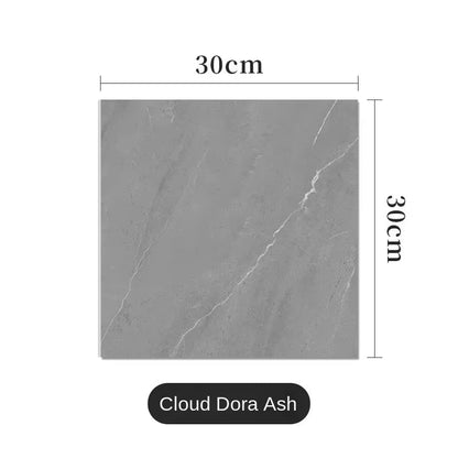 PVC Imitation Marble Wall Stickers Self-Adhesive Floor Stickers Waterproof Bathroom Living Room Decoration Decals 30*30Cm