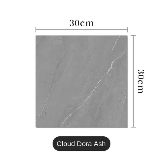 PVC Imitation Marble Wall Stickers Self-Adhesive Floor Stickers Waterproof Bathroom Living Room Decoration Decals 30*30Cm