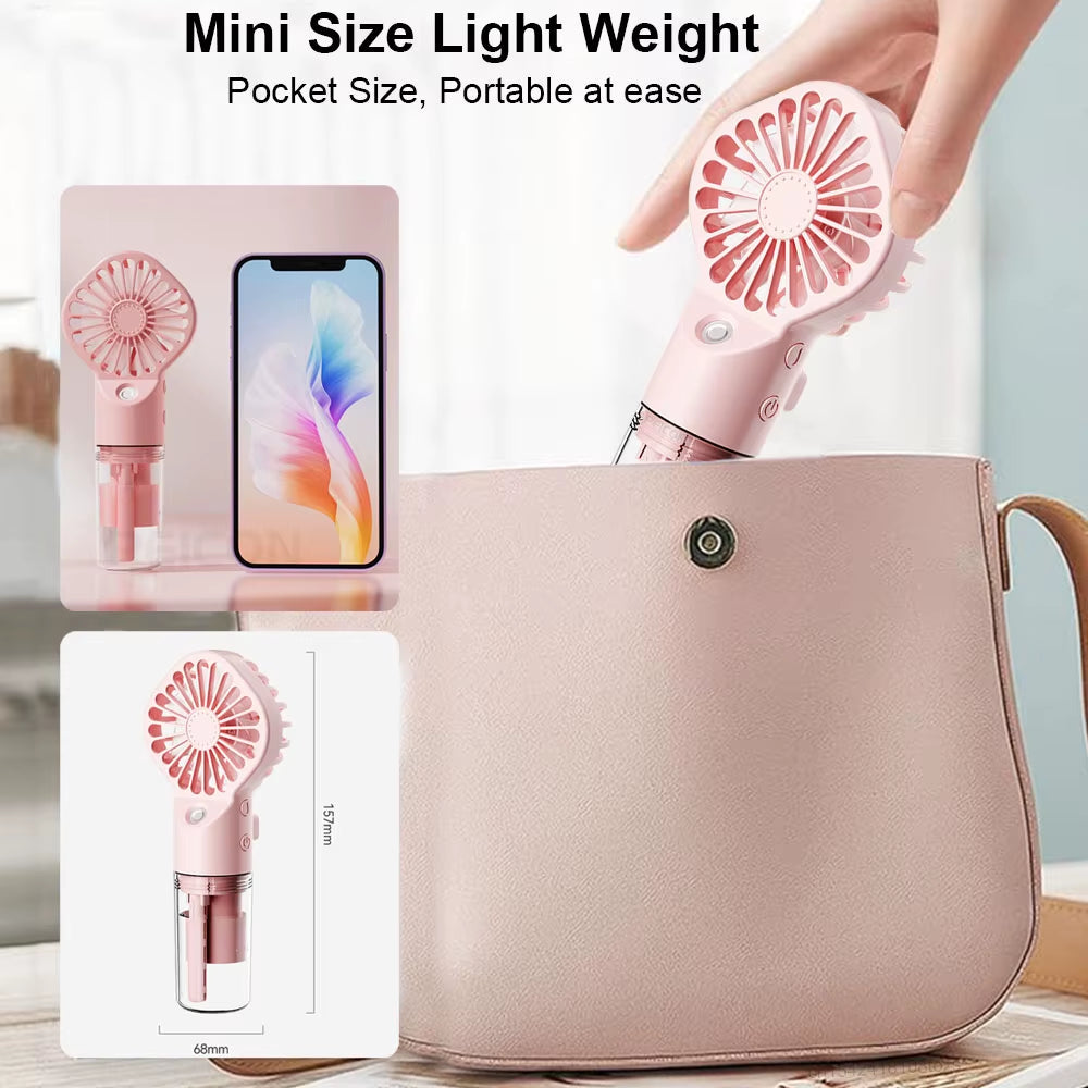 Rechargeable Portable Humidifier Fan