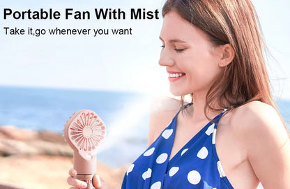 Rechargeable Portable Humidifier Fan
