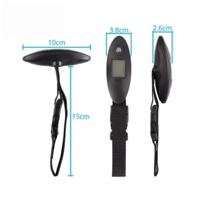 40Kg/100G Portable Luggage Scale High Precision Travel Digital Hanging Scales with Webbing Belt LCD Digital Electronic Luggage