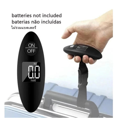 40Kg/100G Portable Luggage Scale High Precision Travel Digital Hanging Scales with Webbing Belt LCD Digital Electronic Luggage