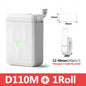 D110 Smart Portable Label Printer Mini Pocket Thermal Sticker Maker Self-Adhesive Label Papers for Office Home USE