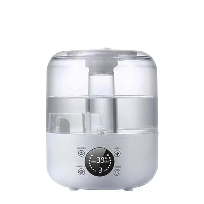 3000Ml Smart Air Humidifier with Dual Mist Output: Essential Oil Aroma Diffuser for Home & Office, Equipped with Adjustable Fog